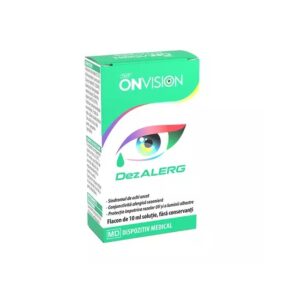 Solutie Oftalmica pentru Ochi Uscati Onvision Dezalerg, 10 ml, Sun Wave Pharma