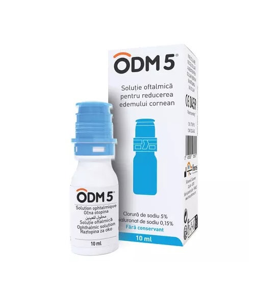 Solutie Oftalmica pentru Reducerea Edemului Corneean ODM 5, 10 ml, Horus Pharma