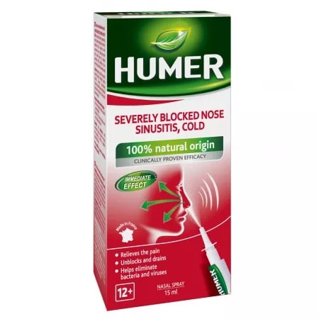 Spray Nazal Sinuzita, 15 ml, Humer