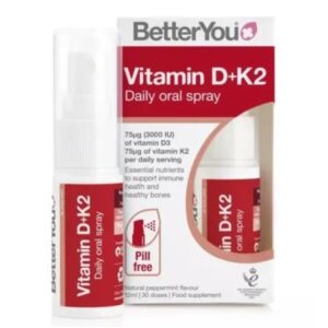 Spray Oral cu Vitamina D + K2, 12 ml, BetterYou