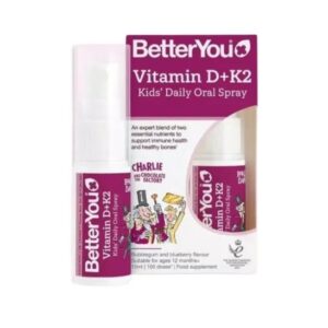Spray Oral cu Vitamina D3 și K2 Pentru Copii, 15 ml, BetterYou