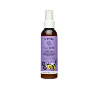 Spray pentru Descurcarea Parului fara Clatire Mini Bees Gentle Kids, 150 ml, Apivita