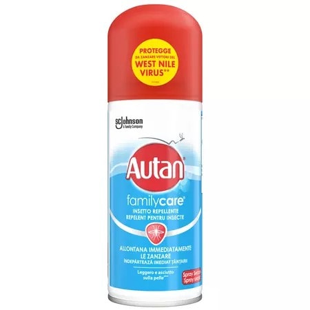 Spray Repelent Pentru Țânțari Family Care, 100 ml, Autan
