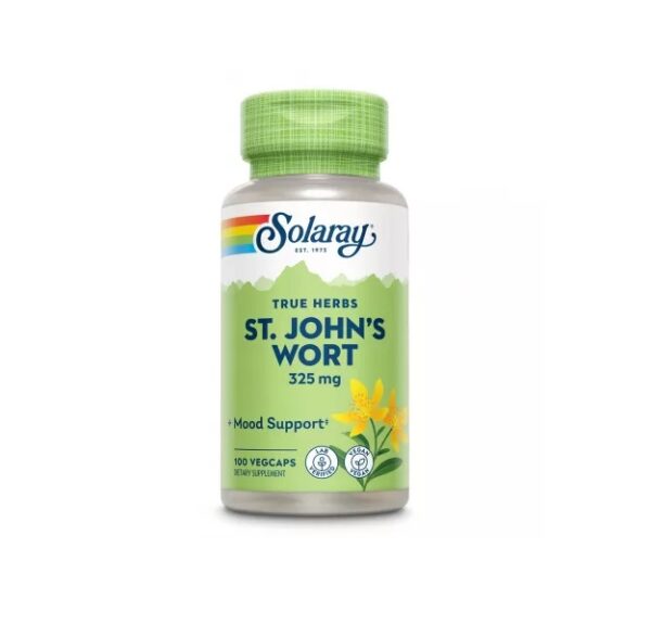 st-johns-wort-325-mg-100-capsule-solaray-O36621-farmacia-morpheus Solaray St. John's Wort, 325 mg, 100 Capsule, Secom