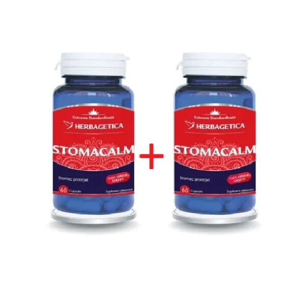 stomacalm-pachet-60-60-capsule-herbagetica-o26592-farmacia-morpheus StomaCalm, Pachet 60 + 60 Capsule, Herbagetica
