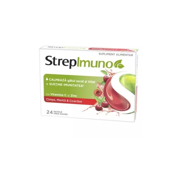 strepimuno-cu-cirese-menta-si-coacaze-24-pastile-de-supt-reckitt-benckiser-O37257-farmacia-morpheus Strepimuno cu Cirese, Menta si Coacaze, 24 Pastile de Supt, Reckitt Benckiser