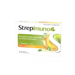 strepimuno-cu-miere-catina-si-propolis-24-pastile-de-supt-reckitt-benckiser-O37258-farmacia-morpheus Strepimuno cu Miere, Catina si Propolis, 24 Pastile de Supt, Reckitt Benckiser