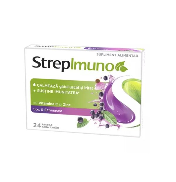 strepimuno-cu-soc-si-echinacea-24-pastile-de-supt-reckitt-benckiser-O37259-farmacia-morpheus Strepimuno cu Soc si Echinacea, 24 Pastile de Supt, Reckitt Benckiser