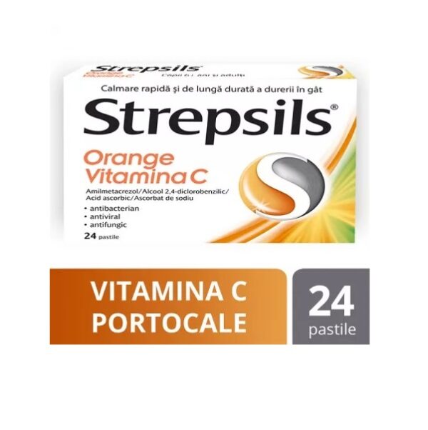 strepsils-orange-vitamina-c-24-pastile-reckitt-benckiser-healthcare-o28337-farmacia-morpheus Strepsils Orange Vitamina C, 24 Pastile, Reckitt Benckiser Healthcare