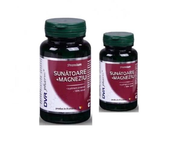 Sunătoare + Magneziu, Pachet 60 + 30 Capsule, DVR Pharm