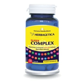 Super Complex, 30 Capsule, Herbagetica