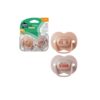 Suzeta Ortodontica pentru 6-18 Luni Anytime Bej, 2 Bucati, Tommee Tippee