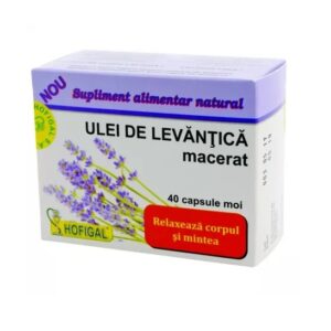 Ulei de Levănțică, 40 Capsule, Hofigal