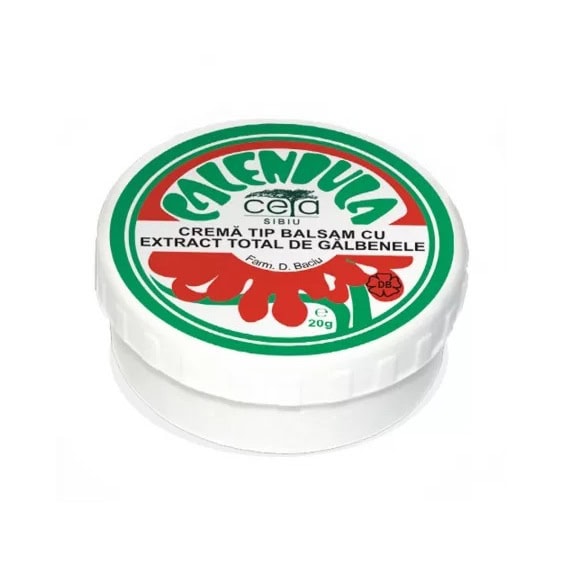 Unguent cu Extract Total de Gălbenele, 20 g, Ceta Sibiu