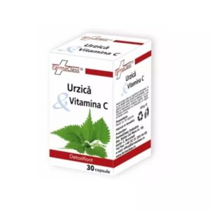 Urzică și Vitamina C, 30 Capsule, FarmaClass