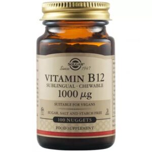Vitamina B12, 1000 mcg, 100 Tablete, Solgar