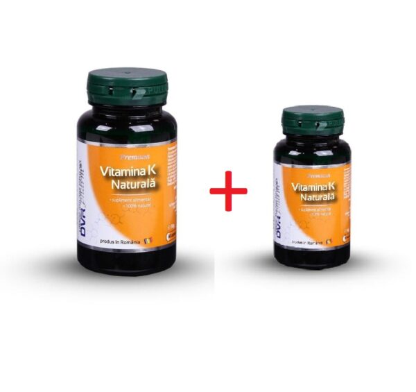 Vitamina K Naturala, Pachet 60+30 Capsule, DVR Pharm
