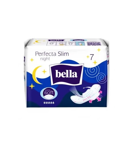 Absorbante Perfecta Slim Night Extra Soft, 7 Bucati, Bella