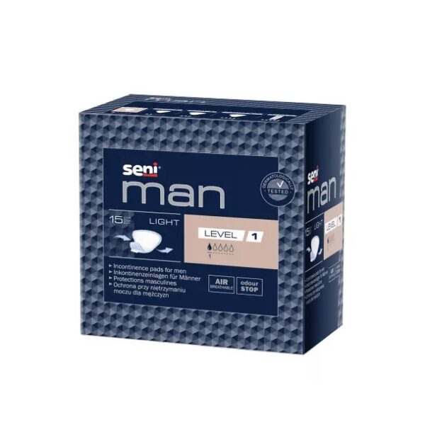 Absorbante Urologice Normal Level 1 Man, 15 Bucati, Seni