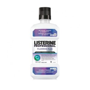 Apa de Gura Fara Alcool, Professional Fluoride Plus Fresh Mint, 500 ml, Listerine