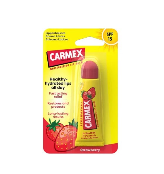 Balsam pentru Buze cu SPF 15 si Aroma de Capsuni, 10 g, Carmex