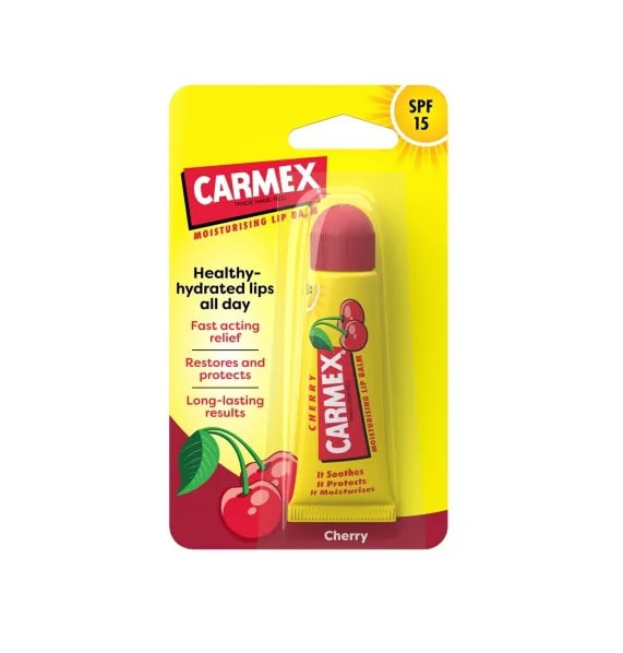 Balsam Reparator pentru Buze Uscate si Crapate cu Aroma de Cirese, 10 g, Carmex