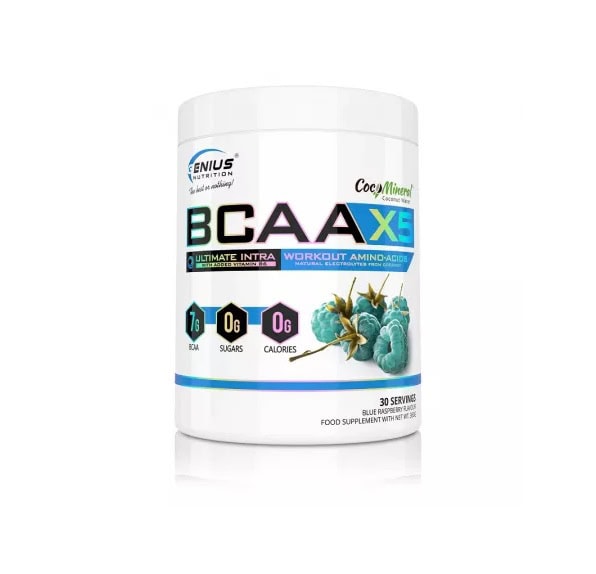 BCAA-X5 Blue Raspberry, 360 g, Genius Nutrition