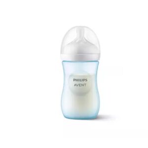 Biberon Natural Response, +1 Luna, Bleu, 260 ml, SCY903/21, Philips Avent