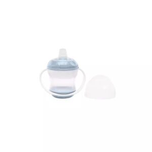 Cana Anti-Curgere cu Capac si Manere, +6 Luni, Baby Blue, Thermobaby