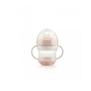 Cana Anti-Curgere cu Capac si Manere, +6 Luni, Powder Pink, Thermobaby