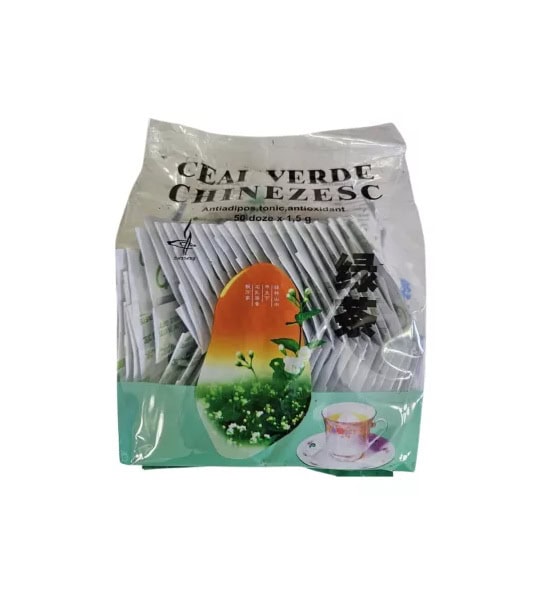 Ceai verde antioxidant pentru detoxifiere și energie naturală.