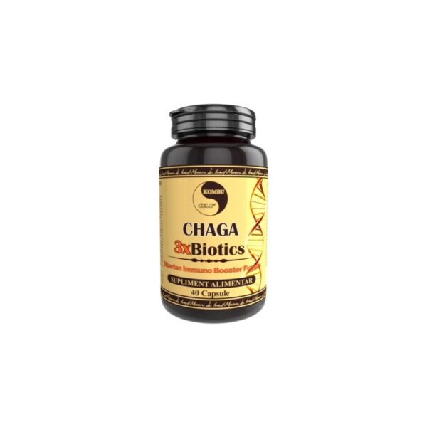 Chaga 3 X Biotics, 40 Capsule, Pro Natura