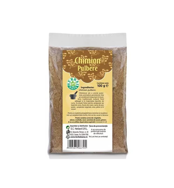 chimion-pulbere-100-g-herbal-sana-O35438-farmacia-morpheus Chimion Pulbere, 100 g, Herbal Sana