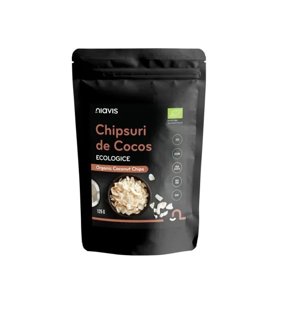 Chipsuri de Cocos Ecologice, 125 g, Niavis