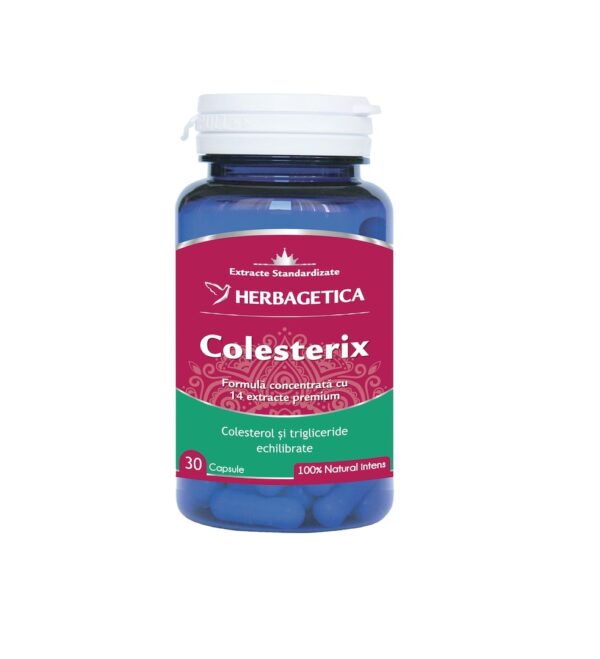 Colesterix, 30 Capsule, Herbagetica
