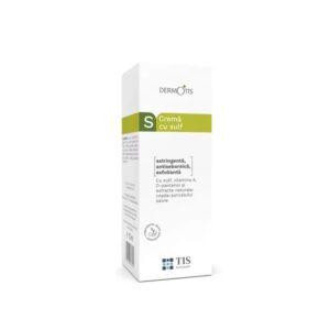 Crema cu Sulf DermoTis, 50 ml, Tis Farmaceutic