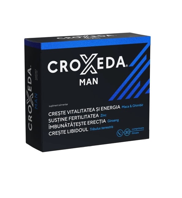 Croxeda Man, 30 Comprimate Filmate, Fiterman Pharma
