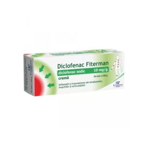 Diclofenac Crema, 10 mg/g, 100 g, Fiterman Pharma