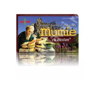 Extract Purificat de Rasina Mumie cu Castan, 30 Tablete, Damar General Trading