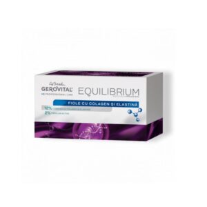 Fiole Cu Colagen și Elastina 12%, 20 de Fiole, Gerovital Equilibrium