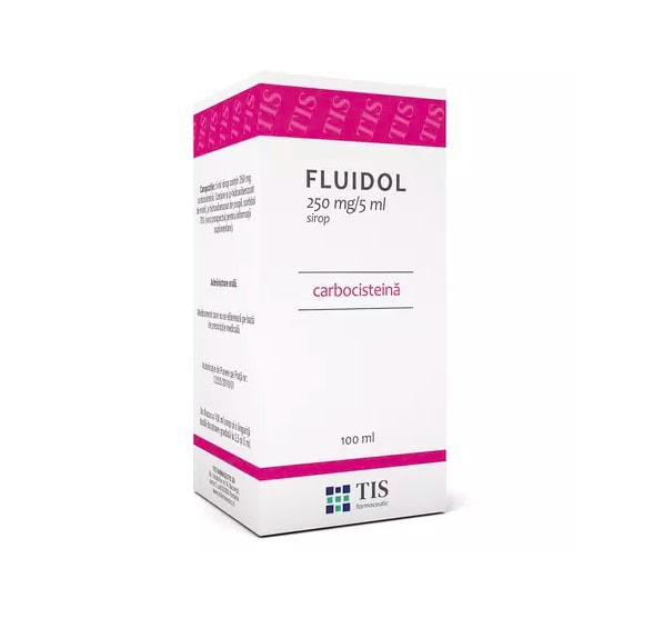 Fluidol Sirop, 250ml/5ml, 100 ml, Tis Farmaceutic