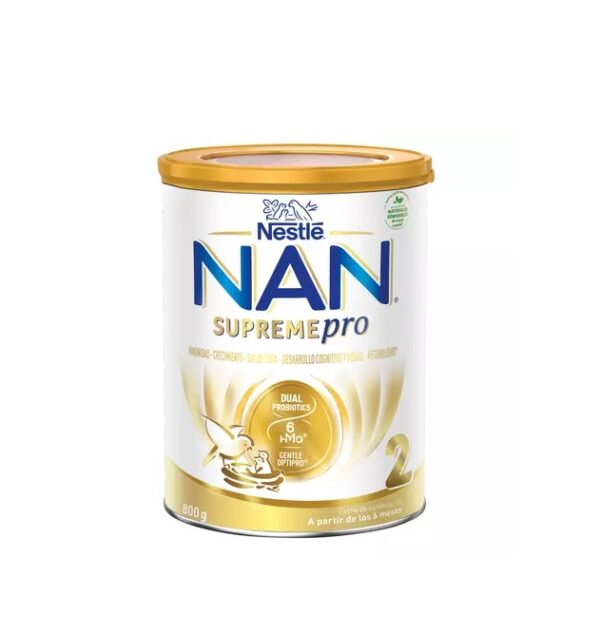 Formula de Lapte Praf Nan 2 Supreme Pro, +6 Luni, 800 g, Nestle