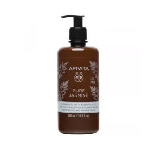 Gel de Dus cu Uleiuri Esentiale Pure Jasmin, 500 ml, Apivita