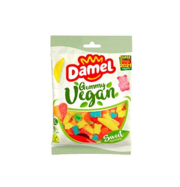 Jeleuri Vegane Gumate cu Glazura, 80 g, Damel
