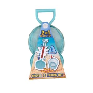 Jucarie Plaja 2 in 1, Lopata si Plasa, Compact Toys