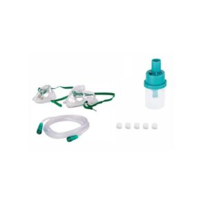 Kit Masca Oxigen cu Nebulizator pentru Copii/ Adulti si Piesa de Gura, Nimo