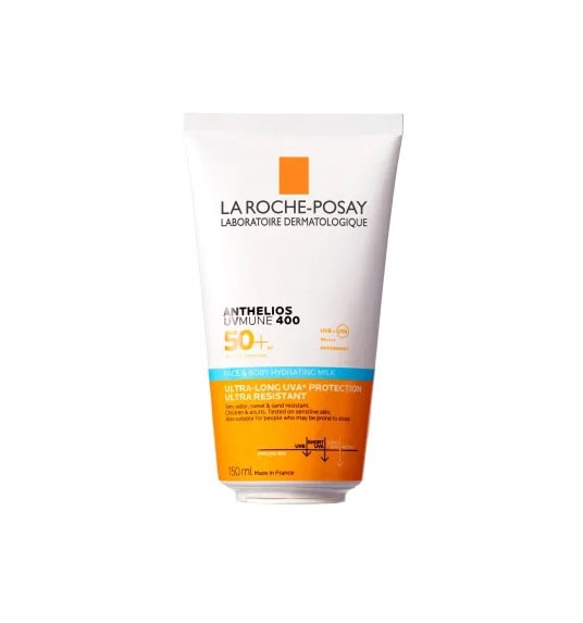 lapte-hidratant-pentru-fata-si-corp-cu-spf-50-anthelios-uvmune-400-150-ml-la-roche-posay-O39881-farmacia-morpheus Lapte Hidratant pentru Fata si Corp cu SPF 50+ Anthelios UVMUNE 400, 150 ml, La Roche-Posay