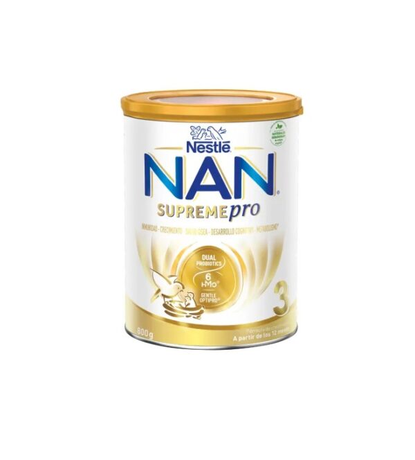 Lapte Praf Nan 3 Supreme Pro, 12 Luni+, 800 g, Nestle