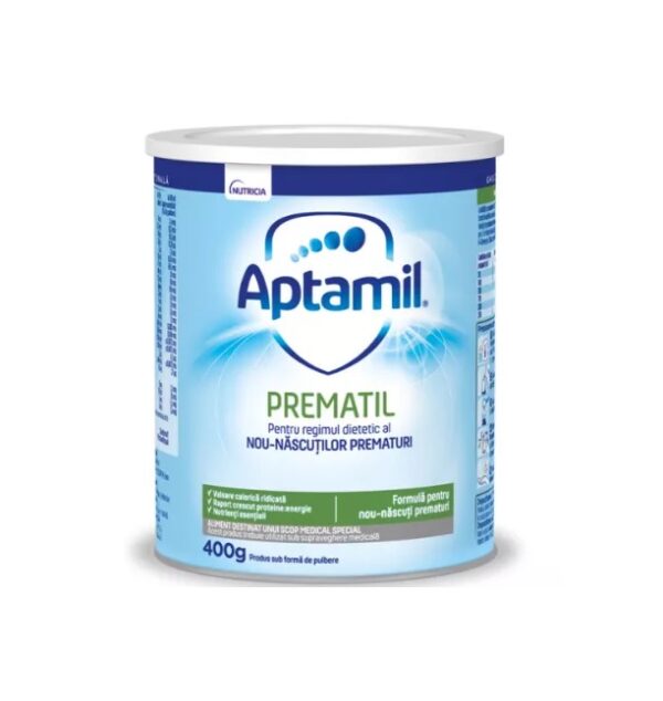 Lapte Praf pentru Prematuri Prematil, +0 Luni, 400 g, Aptamil