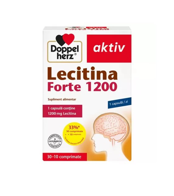 lecitina-forte-1200-30-10-capsule-doppelherz-O33540-farmacia-morpheus Lecitină Forte 1200, 30 + 10 Capsule, Doppelherz